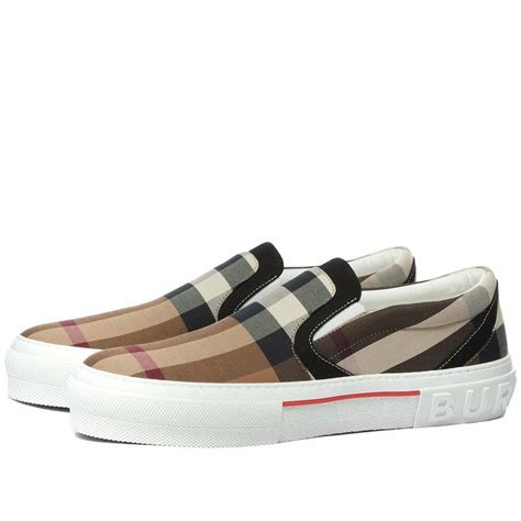 slip on burberry